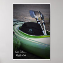 Keep Calm...Paddle On! Print
