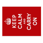 Keep Calm Postcard