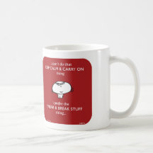 keep calm swear break stuff mugs