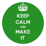 keep calm template generated stickers