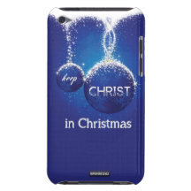 Keep Christ in Christmas Blue iPod Case-Mate Case