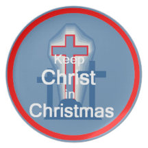 Keep Christ Dinner Plate