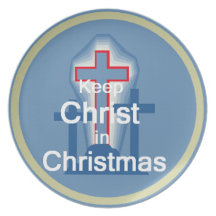 Keep Christmas Plate