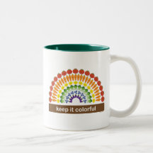 Keep It Colourful Coffee Mugs