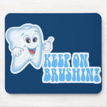 Keep On Brushin! Mouse Pad