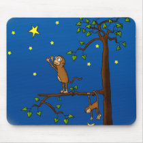 Keep Reaching Monkey Mousepad mousepads