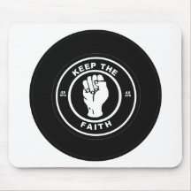 Keep The Faith 45rpm vinyl Mousepad
