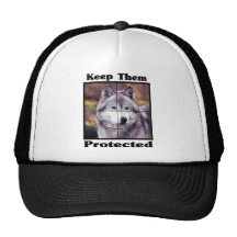 Keep them Protected - Wolf Mesh Hat