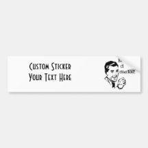 Keep Your Chin Up Emo Kid! Bumper Sticker