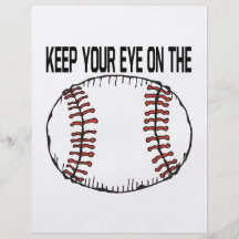 Keep Your Eye On The Ball Flyer