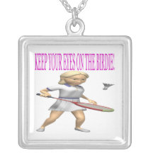 Keep Your Eyes On The Birdie Personalized Necklace
