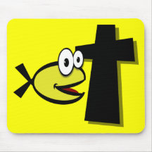 Keep Your Eyes on the Cross Mousemats