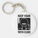 Keep Your Teeth Clean Key Chain