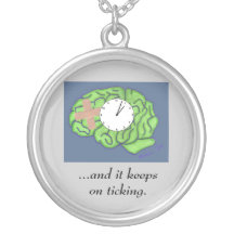 "Keeps on ticking" necklace