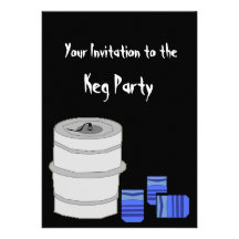 Keg Party Invitation