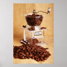 Kegelmühle Kaffeemühle Coffee mill Posters