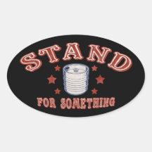 Kegstand For Something Oval Sticker