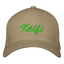 Keifi Green Embroidered Hats