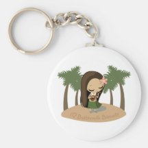 Keilana the Hula Girl Keychains