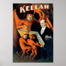 Kellar Devil Magician Print
