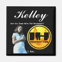 Kelley Indieheat.com Movement Fridge Magnets