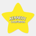 Kennedy California Star Stickers