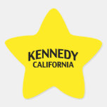 Kennedy California Star Stickers