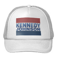 Kennedy Johnson Campaign Hats