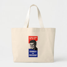 Kennedy Presidential Campaign 1960 Tote Bags