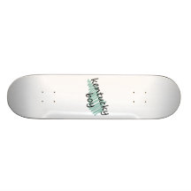 Kentucky Boy on Child's Kentucky Map Drawing Skate Board Decks
