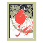 Kenwood Bicycles Art Nouveau Post Cards