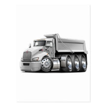 Kenworth T440 White Truck Postcards