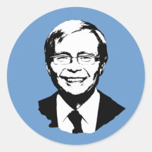 Kevin Rudd Round Stickers