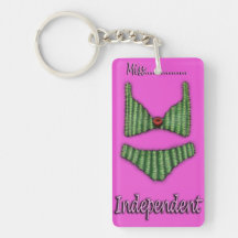 Key ring for the independent single lady key chain
