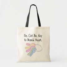 Key to Nana's Heart Tshirts and Gifts Tote Bag