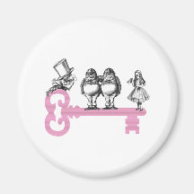 Key to Wonderland Refrigerator Magnets