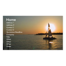 Key West Sunset Business Card