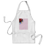 Keyboard Chaos Bright on Pink Aprons