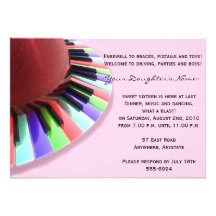 Keyboard Chaos Invitation