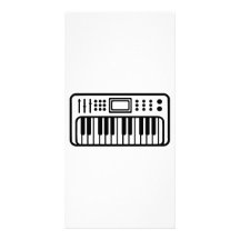Keyboard piano Instrument Picture Card