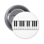 Keyboard / Piano Keys: Pinback Button