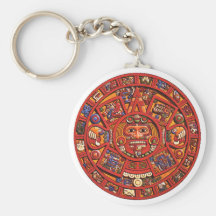 Keychain: Aztec calendar