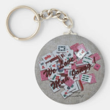 keychain we love mha jongg -jokerswildmjt