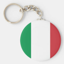 Keychain with Flag of Italy
