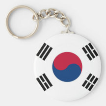 Keychain with Flag of South Korea