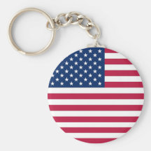 Keychain with Flag of USA