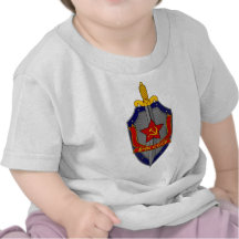 KGB Shield on Red Tee Shirts