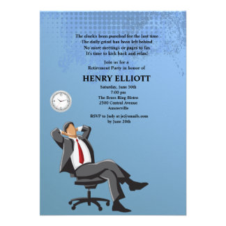 retirement invitation invitations wording kick feet quotes announcements zazzle