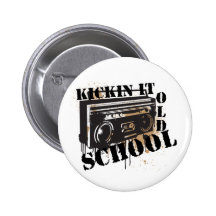Kickin It Old School Button