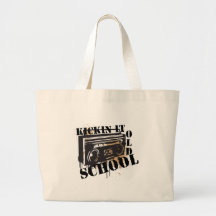 Kickin It Old School Canvas Bag